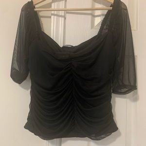 Mesh blouse